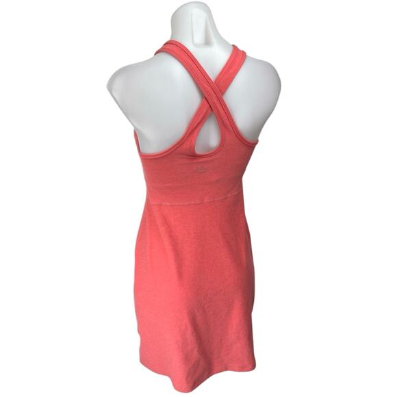Beyond Yoga Pink Crossback Sleeveless Tennis Gold Athletic Mini Dress Size S - Picture 2 of 3